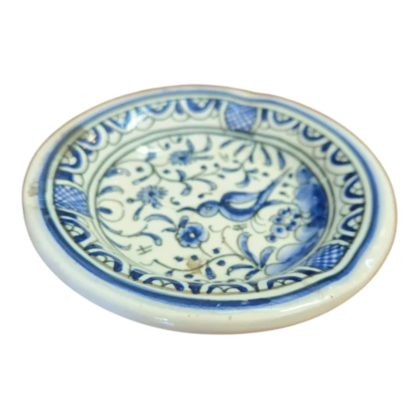 Pires Português “Louça de Coimbra” Pintado à Mão – Motivo Tradicional Azul