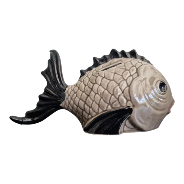 Mealheiro em Faiança das Caldas da Rainha em Forma de Peixe – Peça Numerada (998)