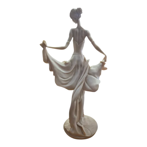 Bailarina em Marfinite - Escultura de 45 cm