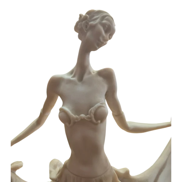 Bailarina em Marfinite - Escultura de 45 cm