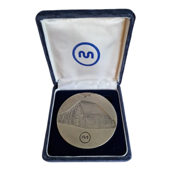 Medalha Comemorativa Metro do Porto em Prata 320g — José Rodrigues — Edição Limitada 3/12 (2002)