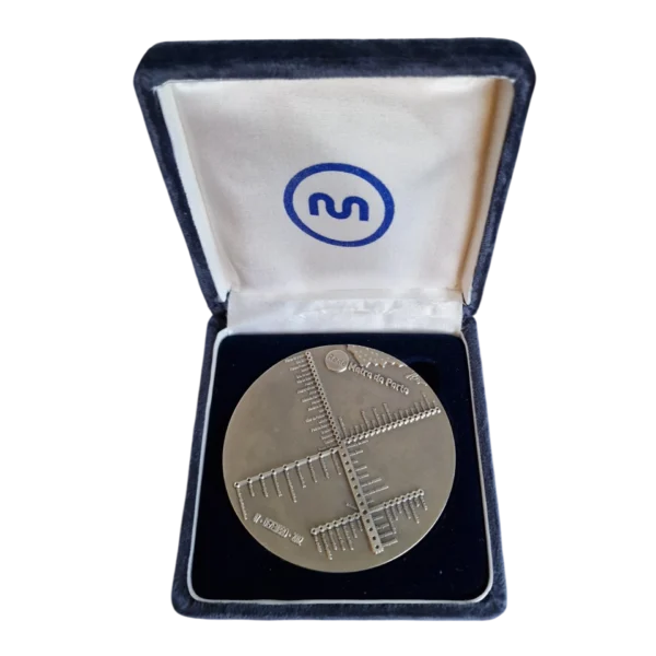 Medalha Comemorativa Metro do Porto em Prata 320g — José Rodrigues — Edição Limitada 3/12 (2002)