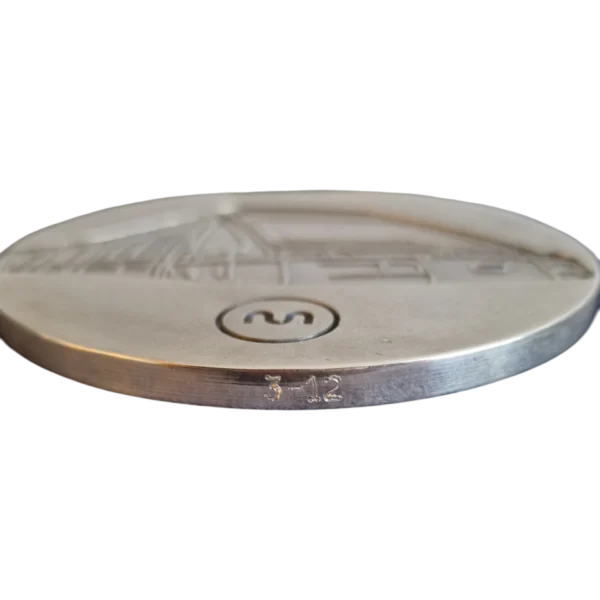 Medalha Comemorativa Metro do Porto em Prata 320g — José Rodrigues — Edição Limitada 3/12 (2002)