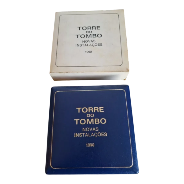 Medalha Comemorativa em Prata Torre do Tombo 1990 Numerada