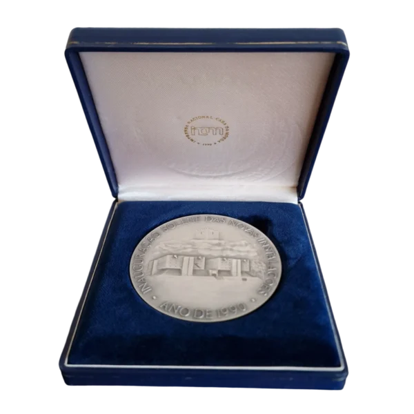 Medalha Comemorativa em Prata Torre do Tombo 1990 Numerada