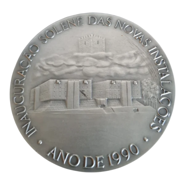 Medalha Comemorativa em Prata Torre do Tombo 1990 Numerada