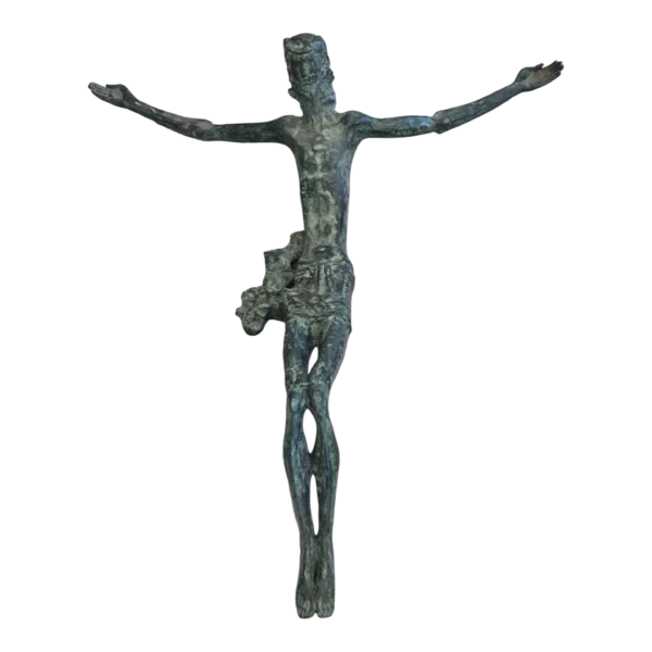 Escultura Jesus Cristo em Bronze Grande 91cm – Arte Sacra Moderna
