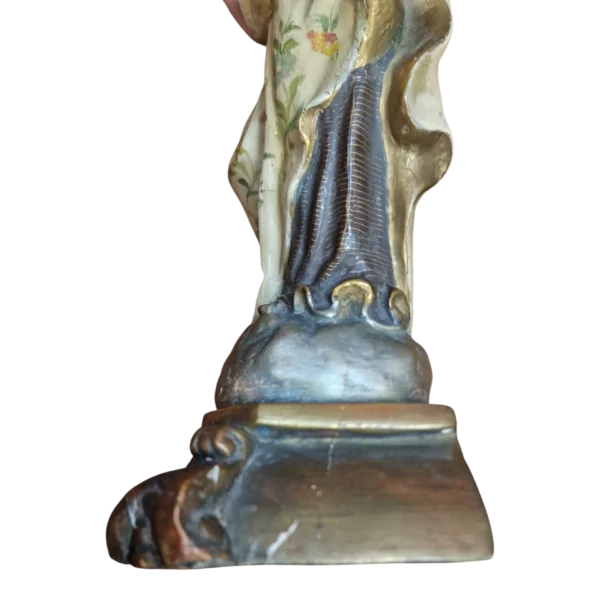 Nossa Senhora com o Menino em cerâmica policromada 32cm
