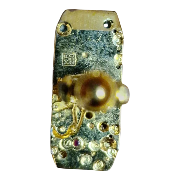 Botões de Punho Vintage com Movimentos Mecânicos Waltham “17 Jewels” — c. 1950-1970