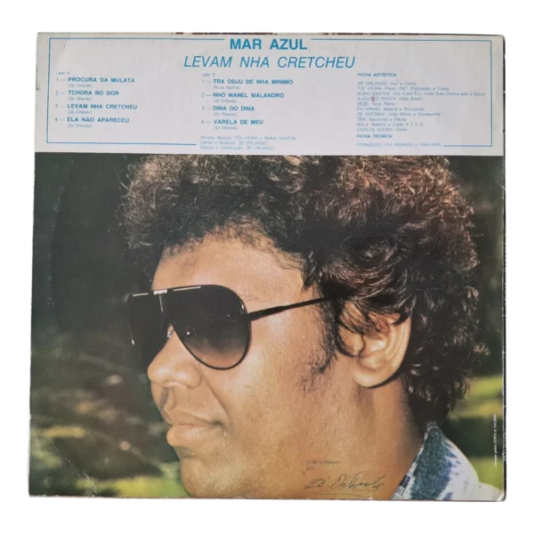 Zé Orlando & Nuno Santos – Mar Azul - Levam Nha Cretcheu | LP Vinil Cabo Verde