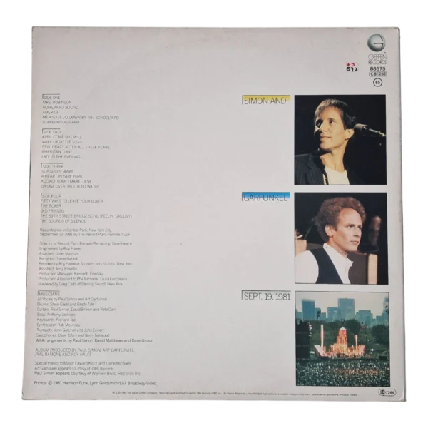 Simon And Garfunkel – The Concert In Central Park | 2LP Vinil CBS Records Holland 1982