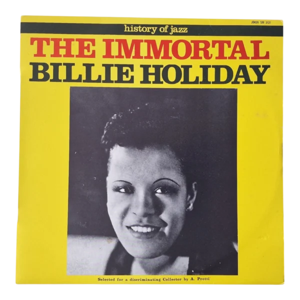 Billie Holiday – The Immortal Billie Holiday | LP Vinyl History Of Jazz Joker SM 3131 Portugal 1977