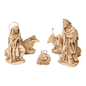 Presépio em Resina – Conjunto de Figuras Religiosas Clássicas