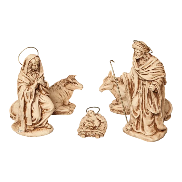 Presépio em Resina – Conjunto de Figuras Religiosas Clássicas