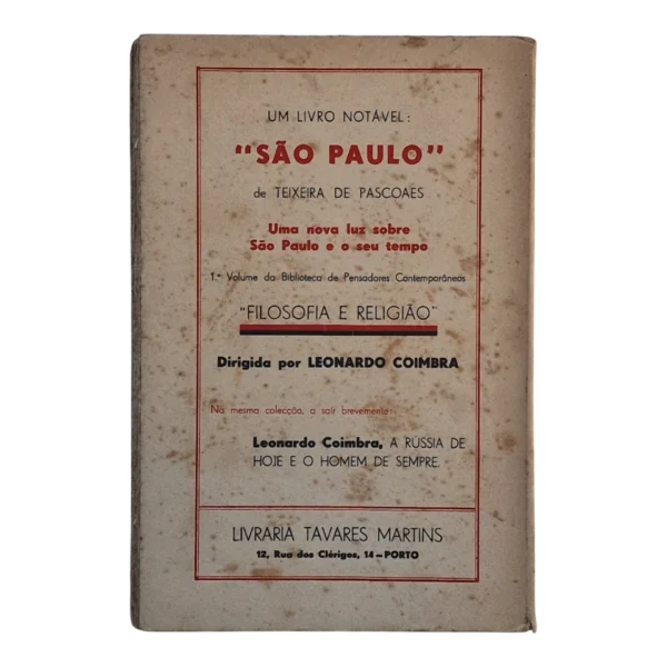 As Ideias Sociais e Filosóficas do Estado Novo – Manuel Anselmo – 1934 – Livraria Tavares Martins