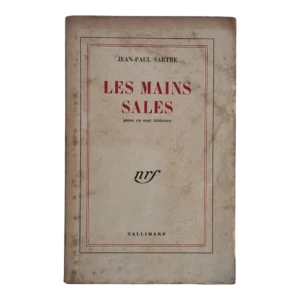 Les Mains Sales – Jean-Paul Sartre – Édition 1948 – Gallimard NRF