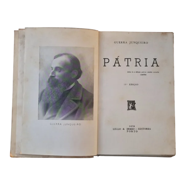 Pátria - Guerra Junqueiro - Lello & Irmão - 1978 - 10ª Edição