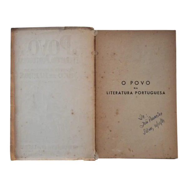 O Povo na Literatura Portuguesa - João de Barros - Guimarães & Cª
