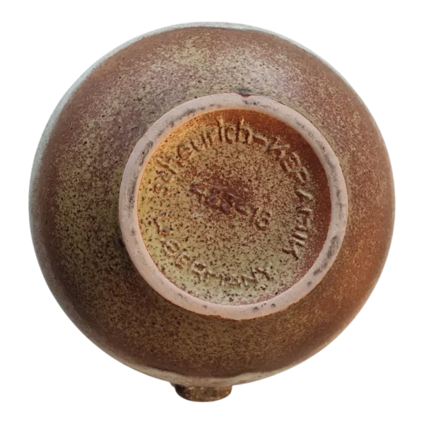 Vaso Scheurich Keramik 18,5 cm em Grés Fat Lava — Alemanha Ocidental, anos 60/70