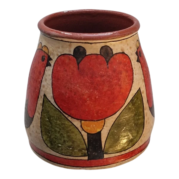 Caneca em Cerâmica Popular Portuguesa Carmo Saúde 1984 — Portugal