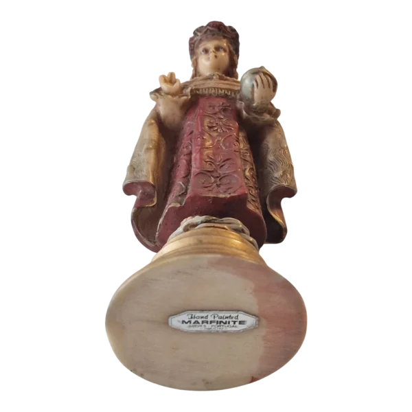 Menino Jesus de Praga em Marfinite Pintado à Mão 22 cm — Sirves, Portugal