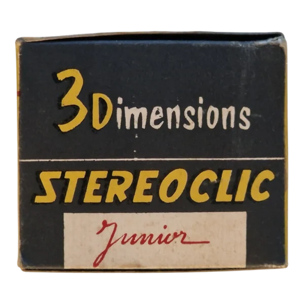 Conjunto Estereoscópico Vintage “Stereoclic Junior” com Estereocartes Bruguière Paris — França, c. 1950-1960