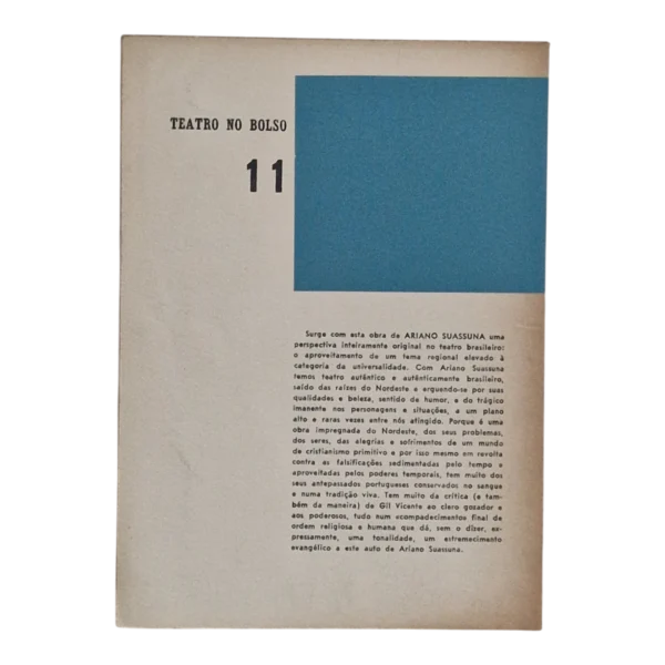 Auto da Compadecida – Ariano Suassuna - Teatro no Bolso N.11