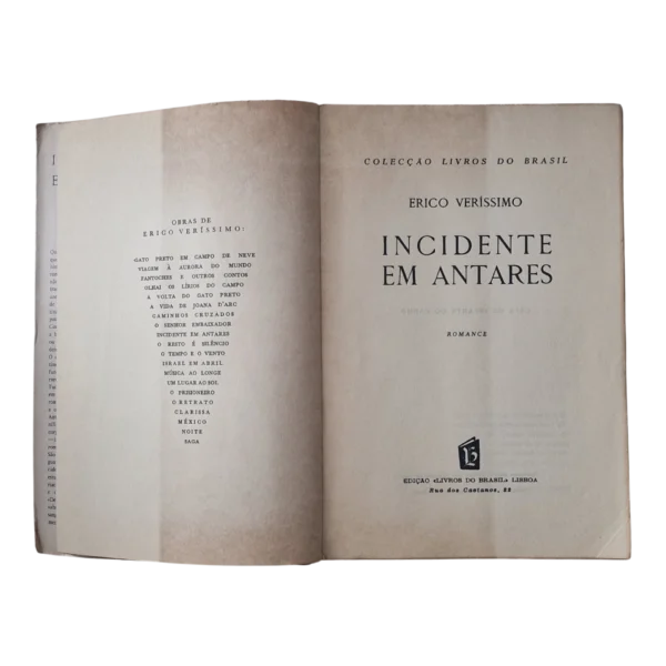 Incidente em Antares – Erico Verissimo - Edição Livros do Brasil - LEL