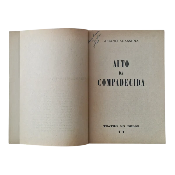 Auto da Compadecida – Ariano Suassuna - Teatro no Bolso N.11