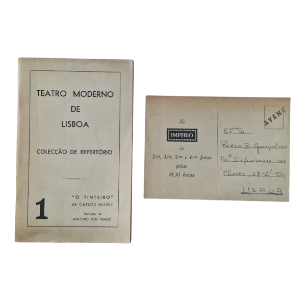 O Tinteiro – Carlos Muñiz - Teatro Moderno de Lisboa - Colecção de Repertório N. 1