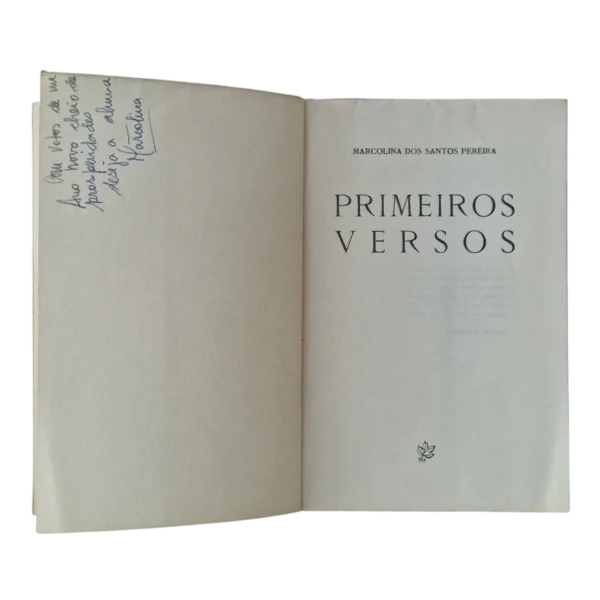 Primeiros Versos – Marcolina dos Santos Pereira – Poesia Portuguesa