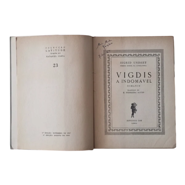 Vigdis a Indomável – Sigrid Undset | Estúdios Cor 1958