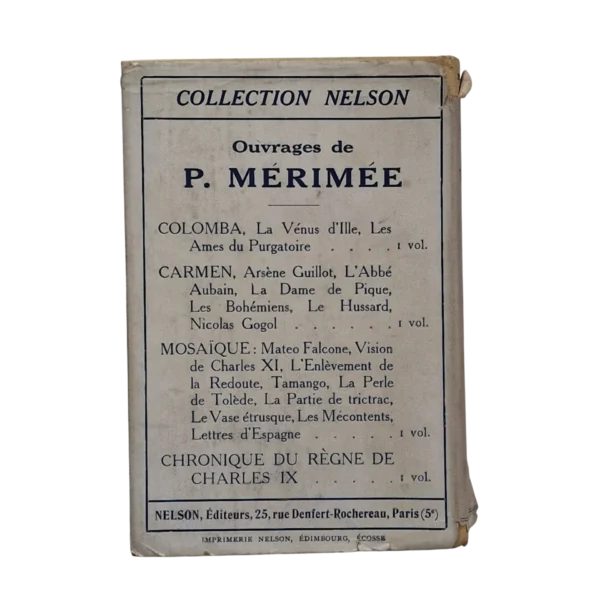 Le Marquis de Villemer – George Sand - Collection Nelson nº 287 - Paris 1934