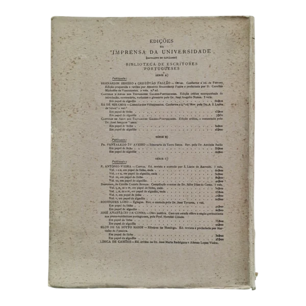 Gil Vicente: Obras Completas – Volume I - Obras de Devaçam - Coimbra 1933