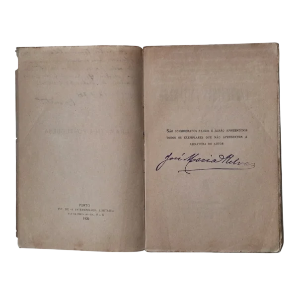 Gramática Portuguesa: Exercícios Graduados – José Maria Relvas - 10.ª Edição - 1920 - Assinado pelo Autor