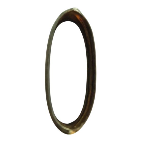 Argola de Guardanapo em Prata com Friso Perolado – 8 g – 4,5 x 1,8 cm