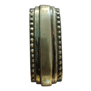Argola de Guardanapo em Prata com Friso Perolado – 8 g – 4,5 x 1,8 cm