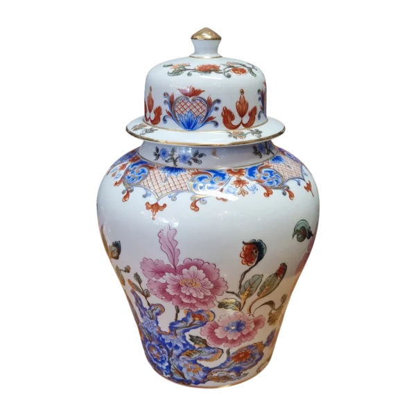 Pote com Tampa Pedro Murillo Exclusive Spain em Porcelana Policromada - 29,5 cm