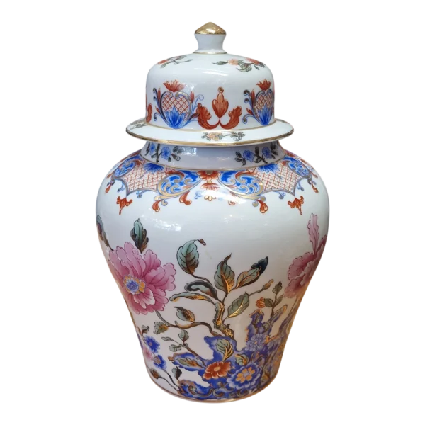 Pote com Tampa Pedro Murillo Exclusive Spain em Porcelana Policromada - 29,5 cm