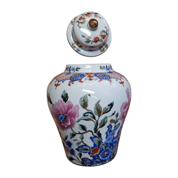 Pote com Tampa Pedro Murillo Exclusive Spain em Porcelana Policromada - 29,5 cm